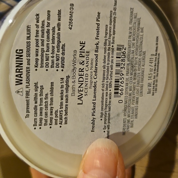 Bath & Body Works Lavender Pine - Picture 3 of 4